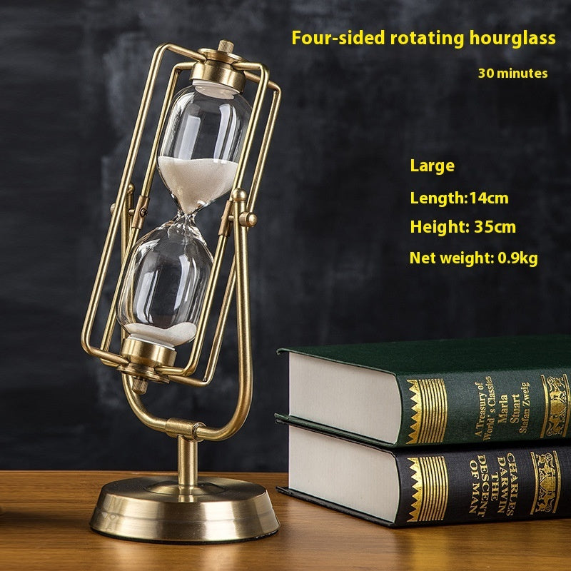 Creative Wooden Hourglass Timer 15 Minutes Room Decoration