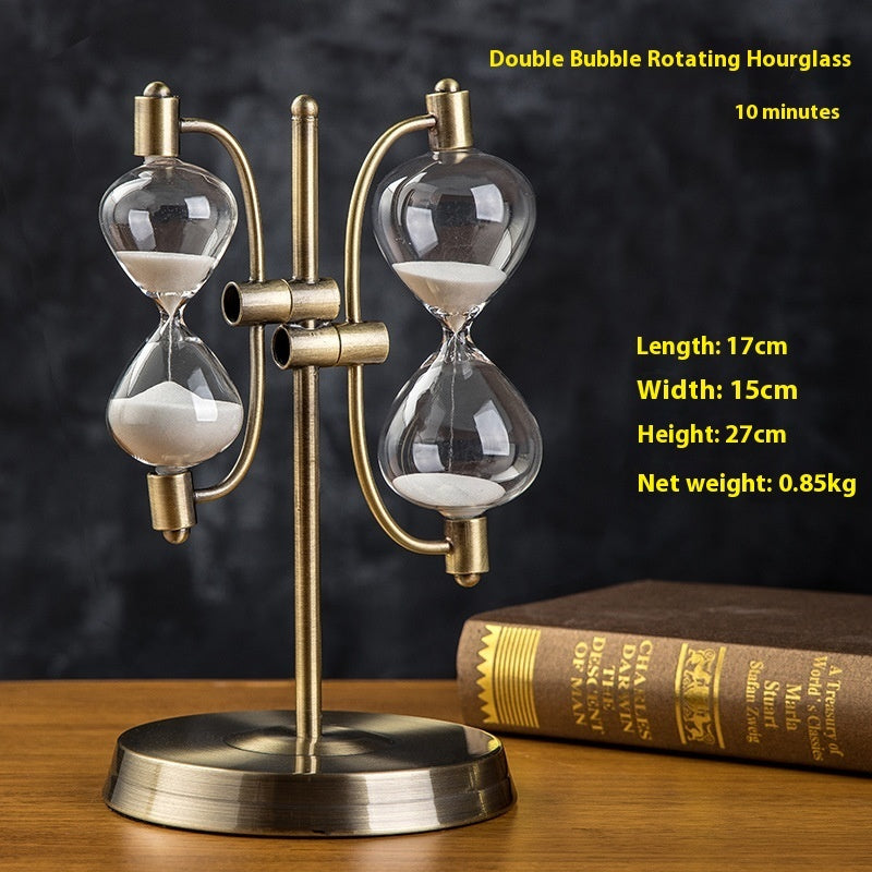 Creative Wooden Hourglass Timer 15 Minutes Room Decoration