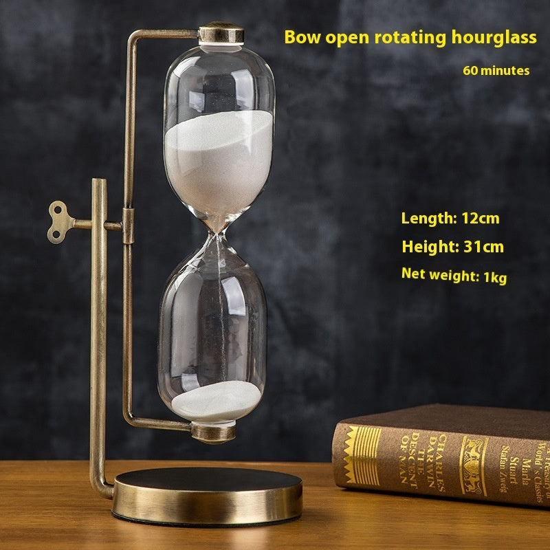 Creative Wooden Hourglass Timer 15 Minutes Room Decoration